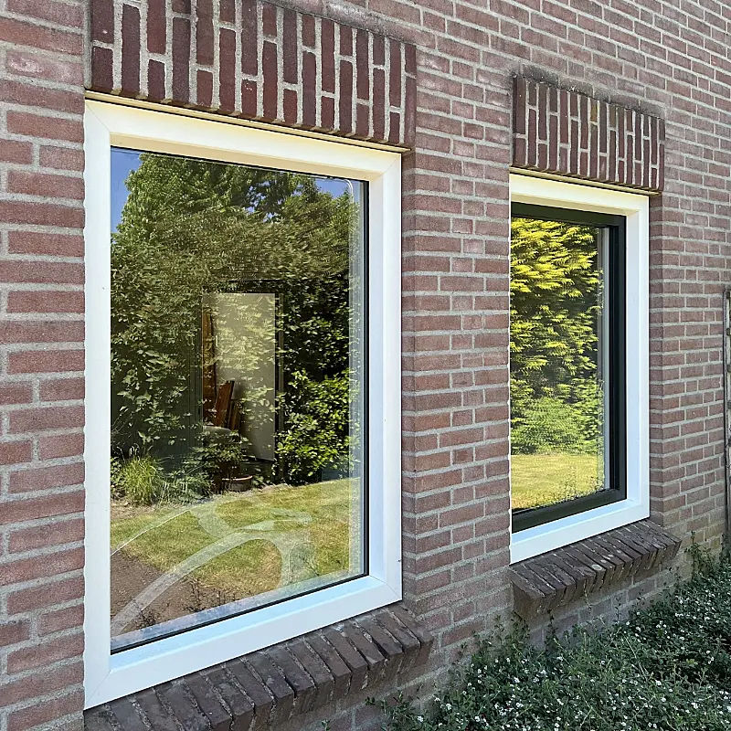 Kunststofkozijnen wit Witte kunststofkozijnen